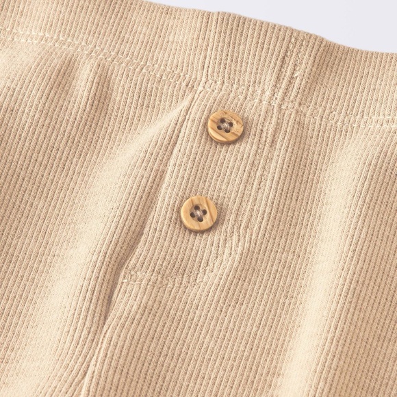 Baby Boys' 2pc Bear Faux Shearling Sweatshirt and Ribbed Pants Set sz 24M - Picture 2 of 4